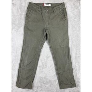Mountain Khakis Broadway Fit Pants Mens 36x32 Olive Green Double Knee Utility